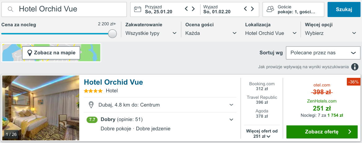 zarezerwuj hotel w dubaju