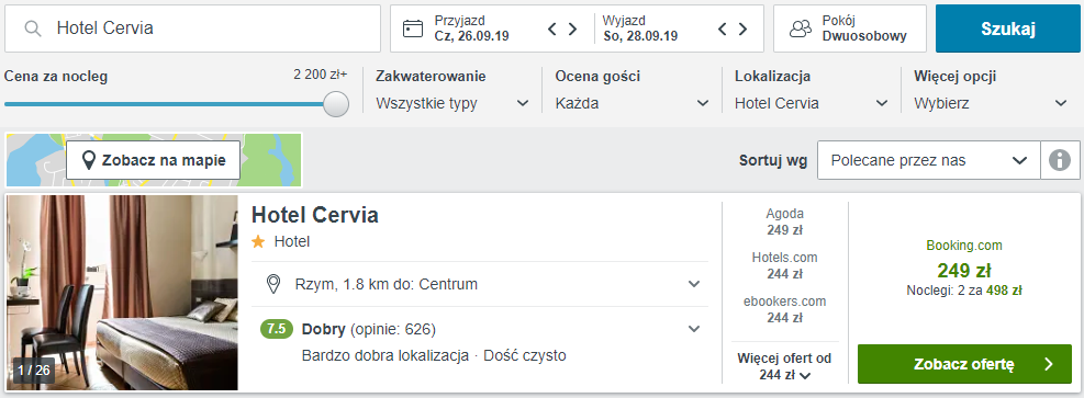 rezerwacja hotelu