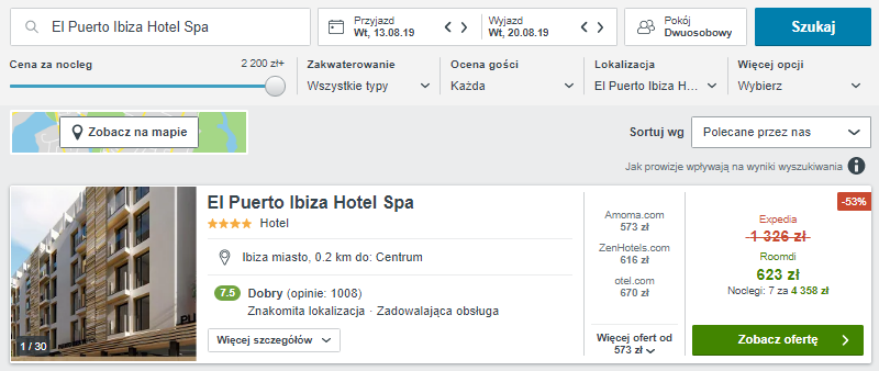 Rezerwacja hotelu