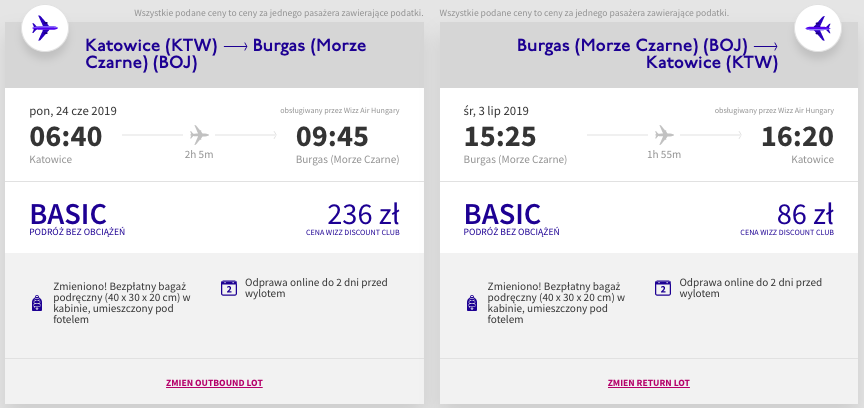 zarezerwuj loty do burgas