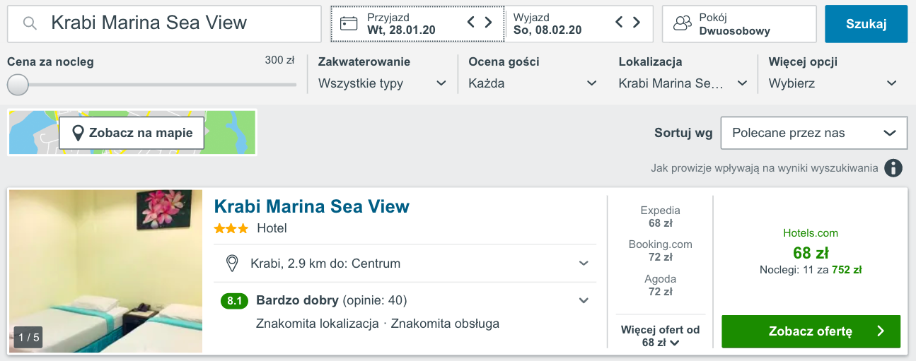 zarezerwuj hotel w krabi