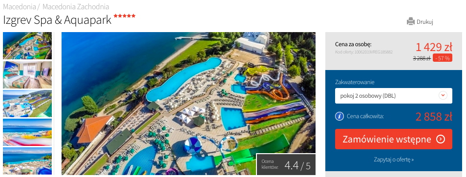 zarezerwuj wczasy w macedonii