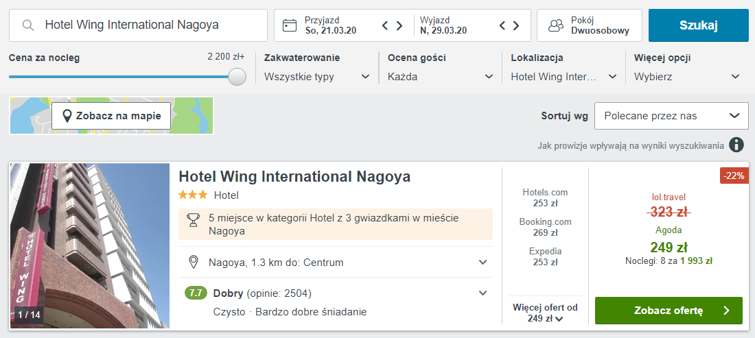 Japonia hotel