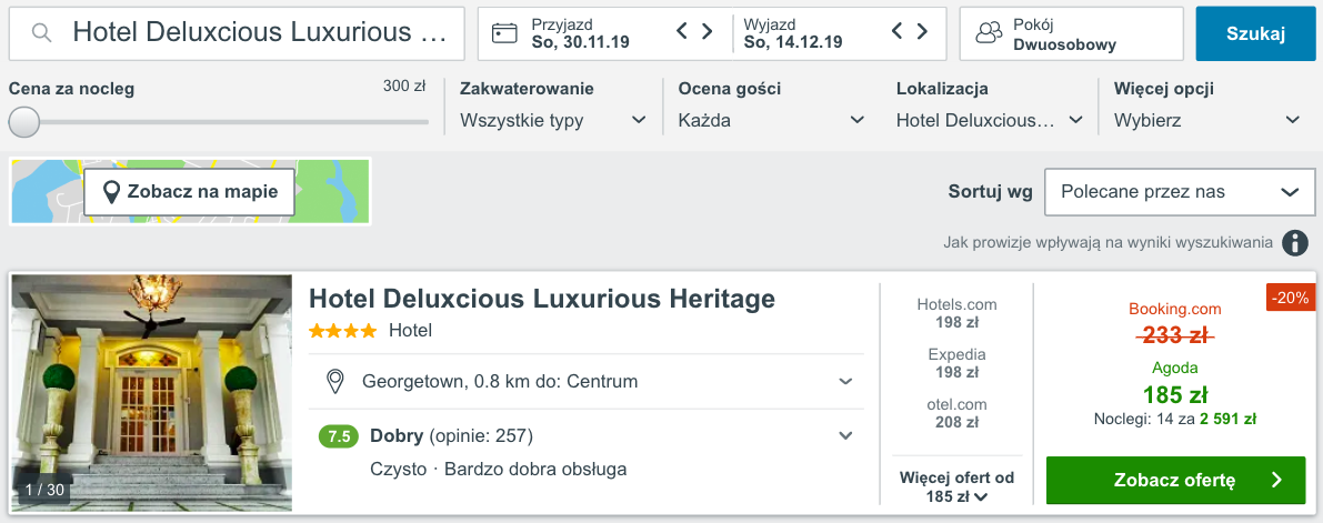 zarezerwuj hotel na penang