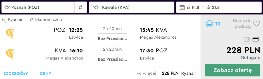 zarezerwuj loty do grecji