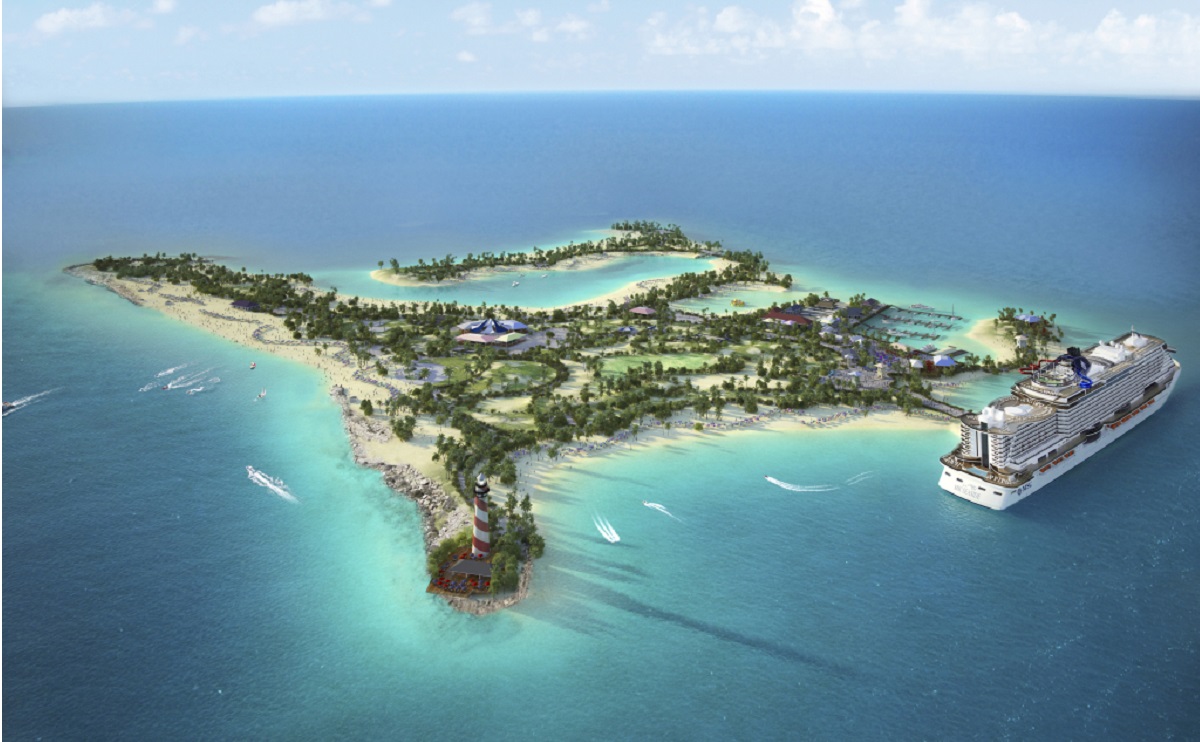 Wycieczkowy gigant stworzył prawie od zera rajską wyspę. Warta 750 mln PLN