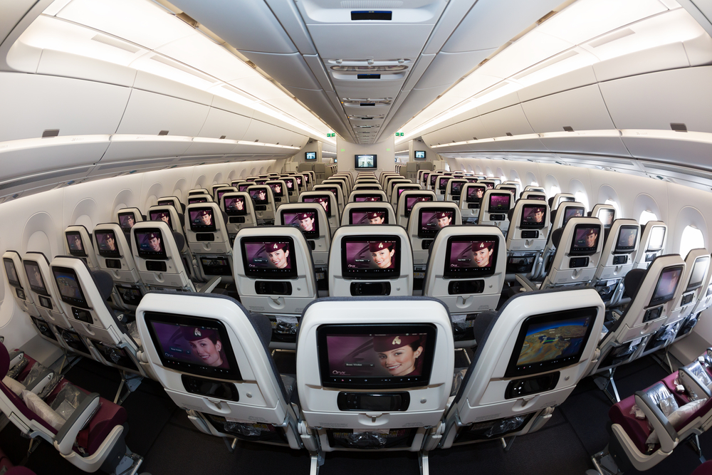 Wnętrze Airbusa A350