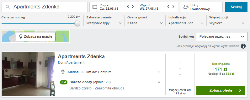 Rezerwacja hotelu