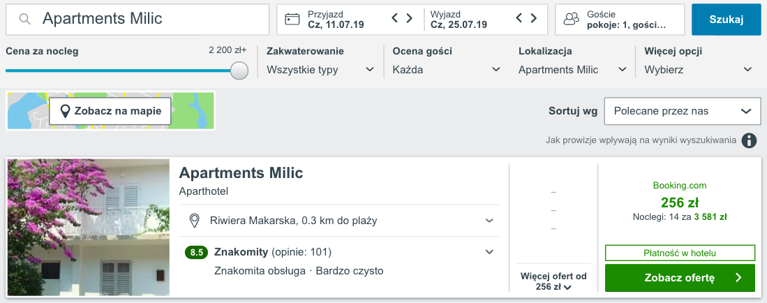 zarezerwuj hotel w chorwacji