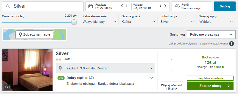 Rezerwacja hotelu