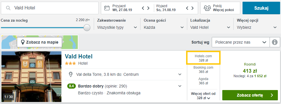 rezerwacja hotelu