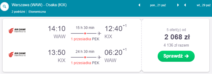 Rezerwacja lotów
