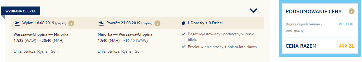 rezerwacja lotów