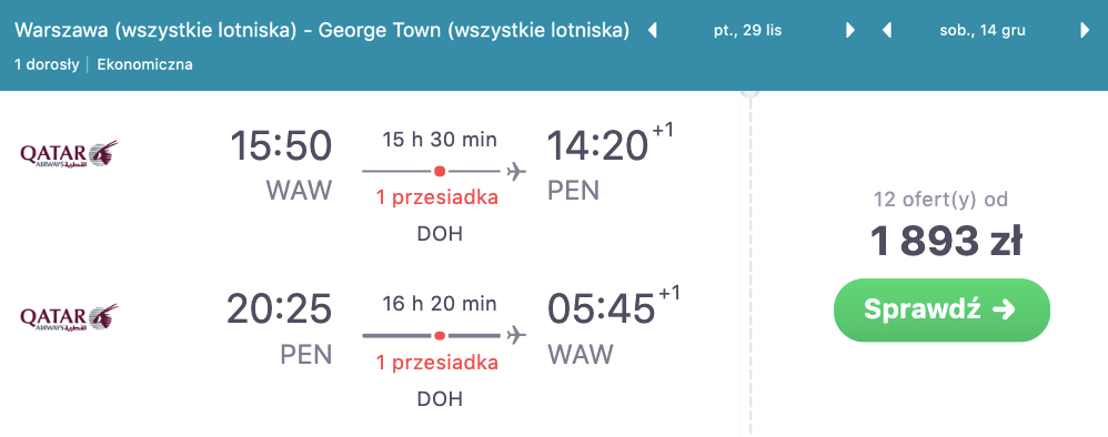 zarezerwuj loty na penang