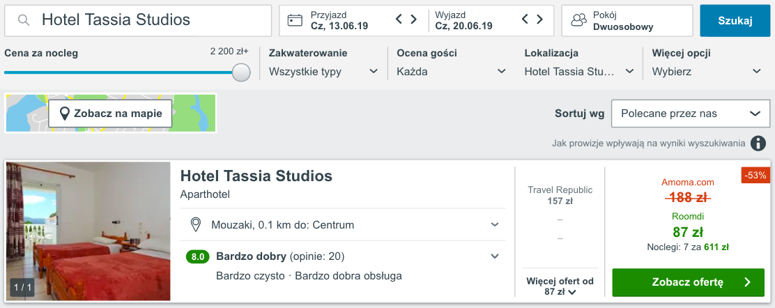 zarezerwuj hotel na zakintos