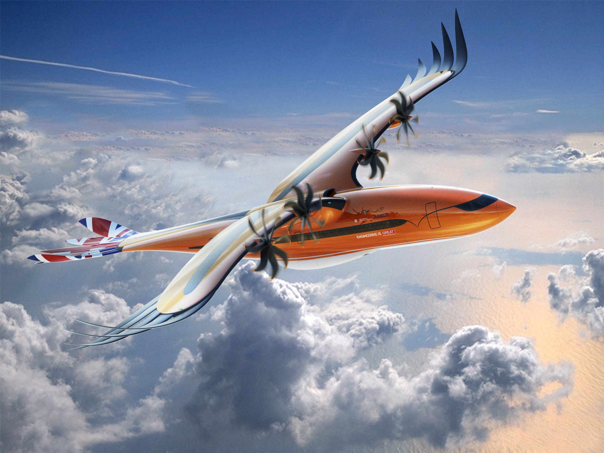 Był już wieloryb, będzie – drapieżny ptak. Airbus pokazał swój samolot przyszłości