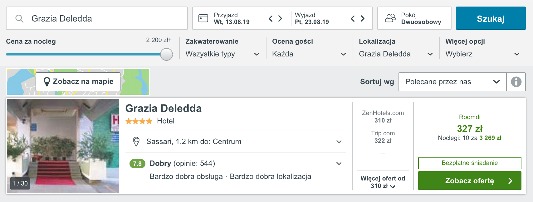 hotel sardynia