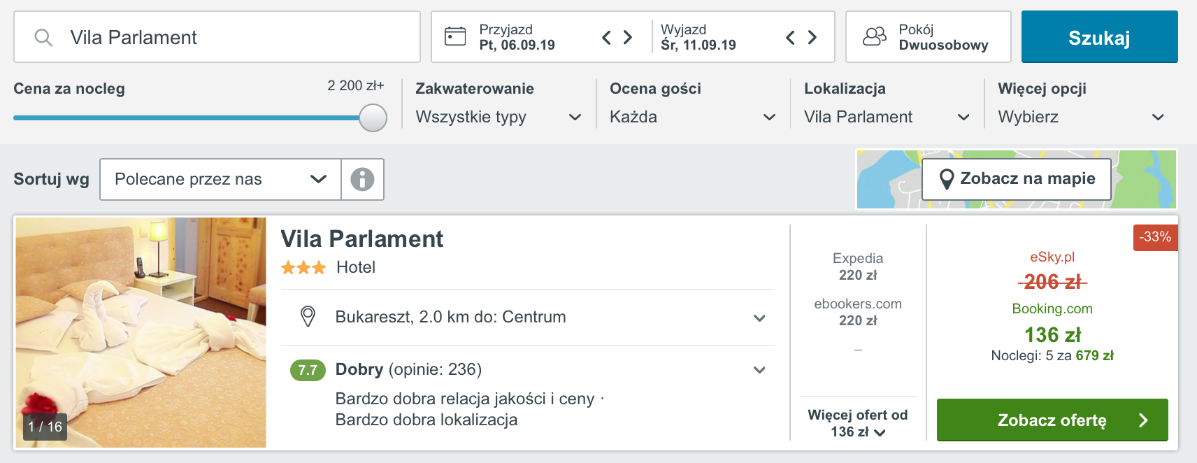 nocleg bukareszt