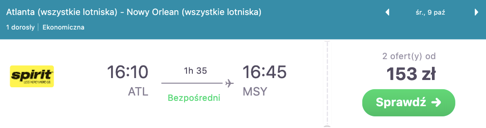 zarezerwuj loty do nowego orlanu