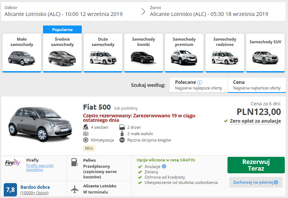 alicante auto
