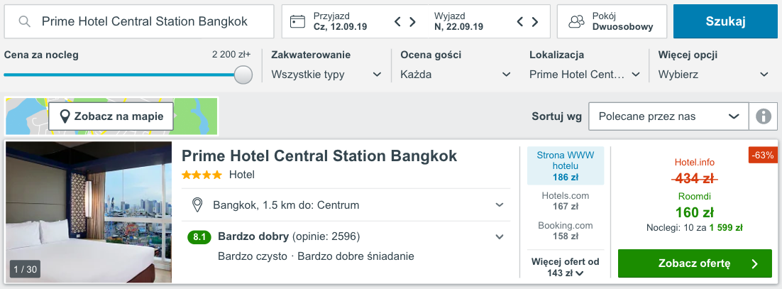 zarezerwuj hotel w bangkoku
