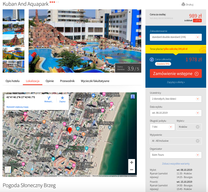 zarezerwuj wczasy w bulgarii