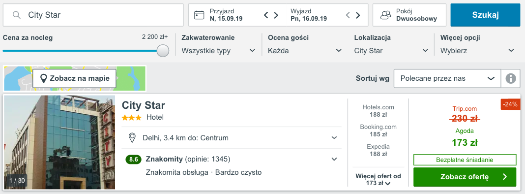 zarezerwuj hotel w delhi