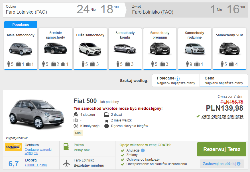 Faro auto