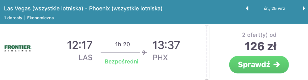 zarezerwuj loty do hoenix