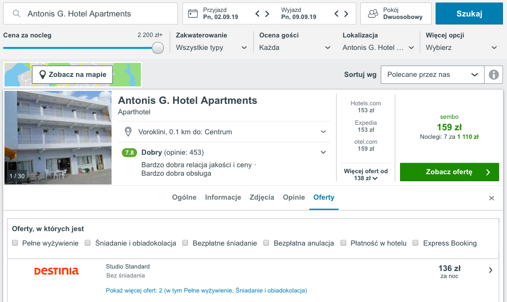 zarezerwuj hotel w larnace