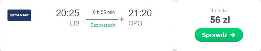 tanie loty po portugalii