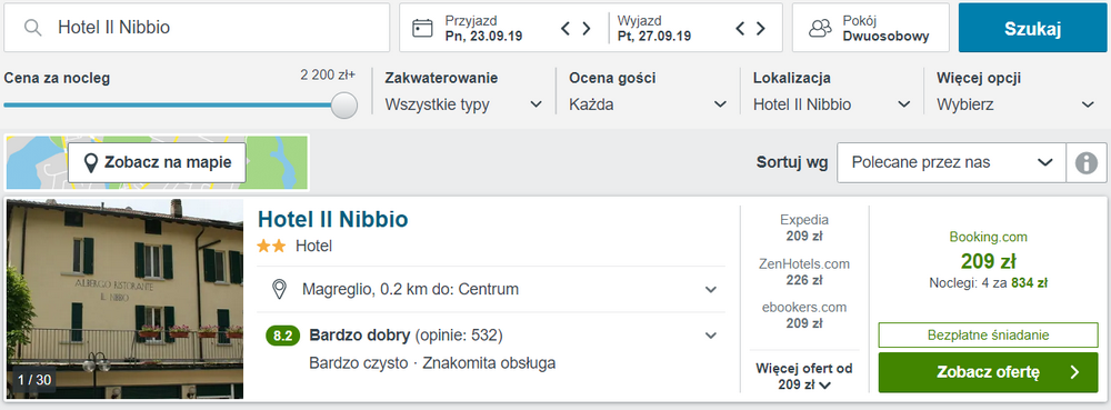 como jezioro zakwaterowanie