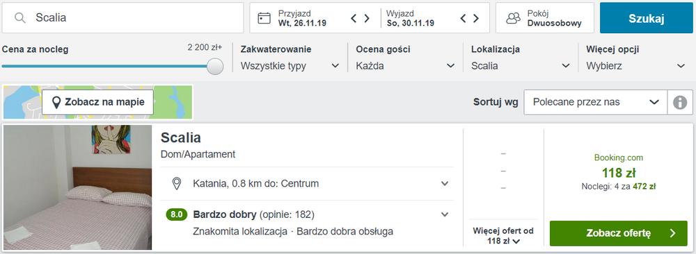 Katania noclegi