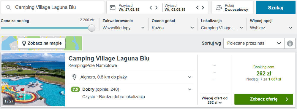 noclegi sardynia