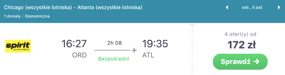 zarezerwuj loty do atlanty