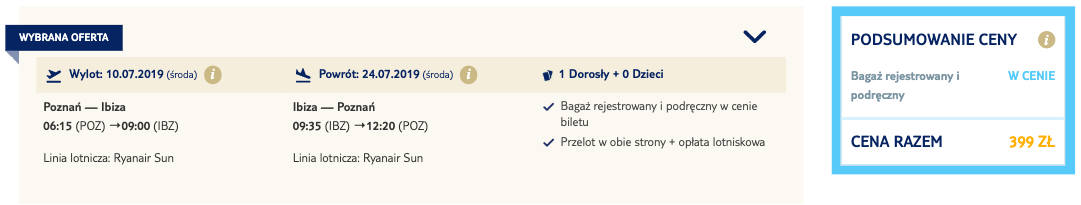 zarezerwuj loty na ibize