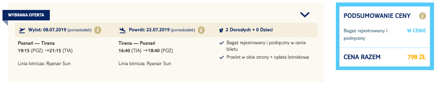 zarezerwuj loty do tirany