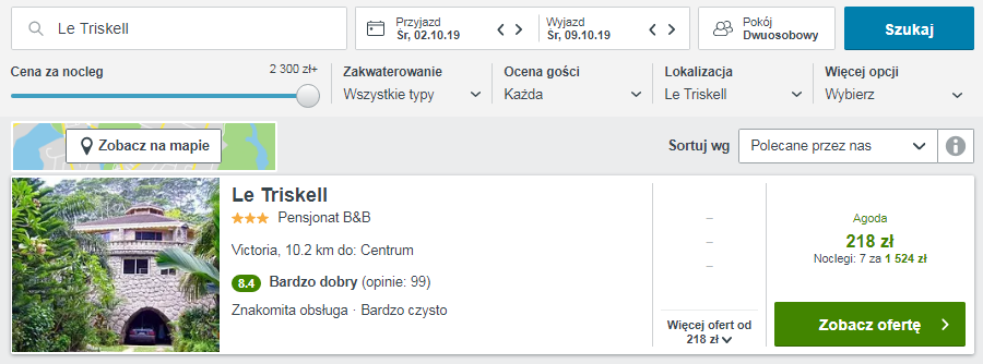 Rezerwacja hotelu