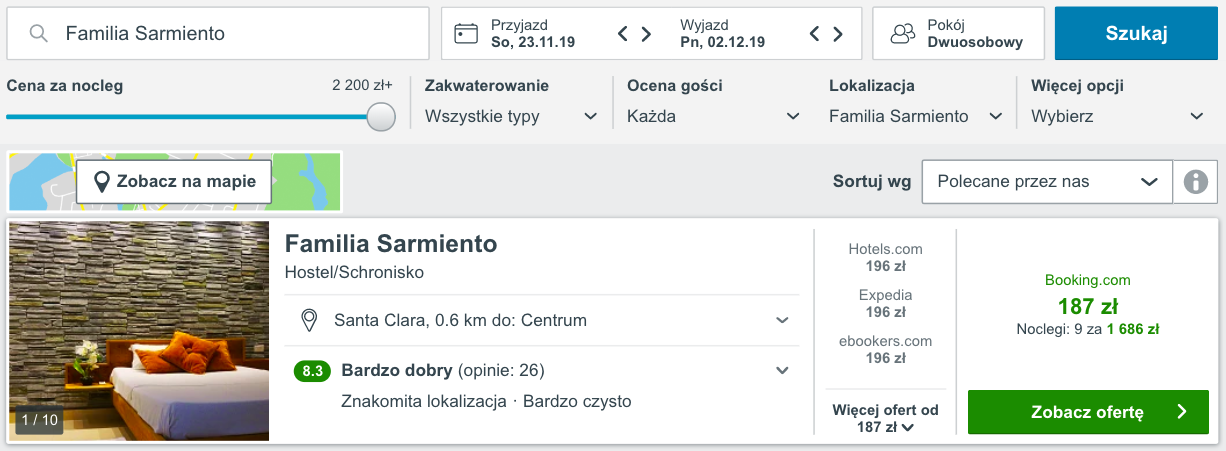 zarezerwuj hotel na kubie
