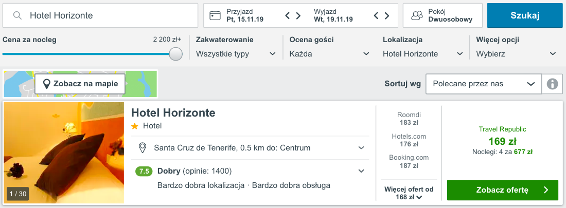zarezerwuj hotel na teneryfie