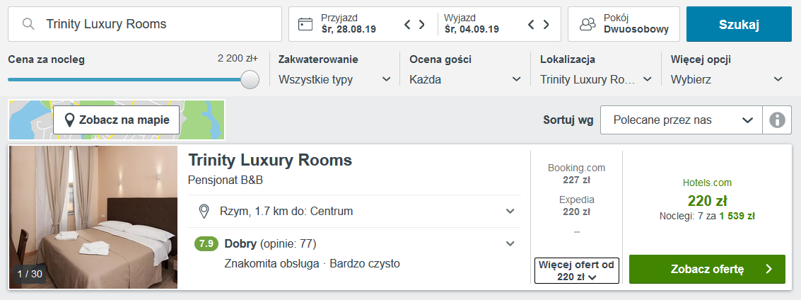 rzym hotel