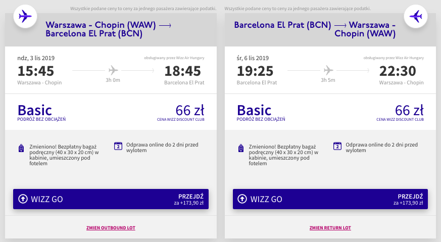 zarezerwuj loty do barcelony
