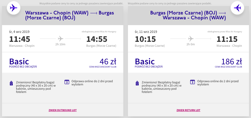 zarezerwuj loty do burgas
