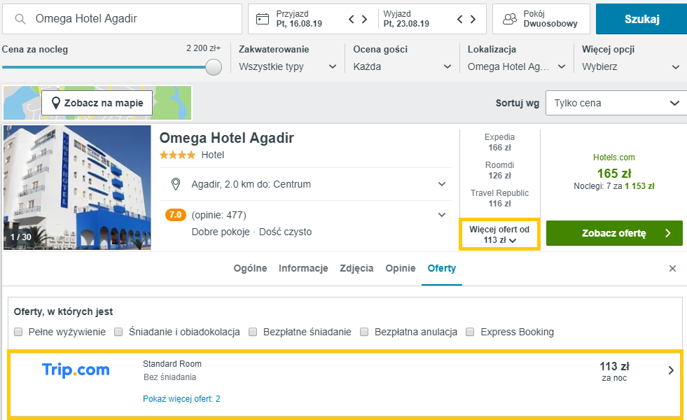 rezerwacja hotelu