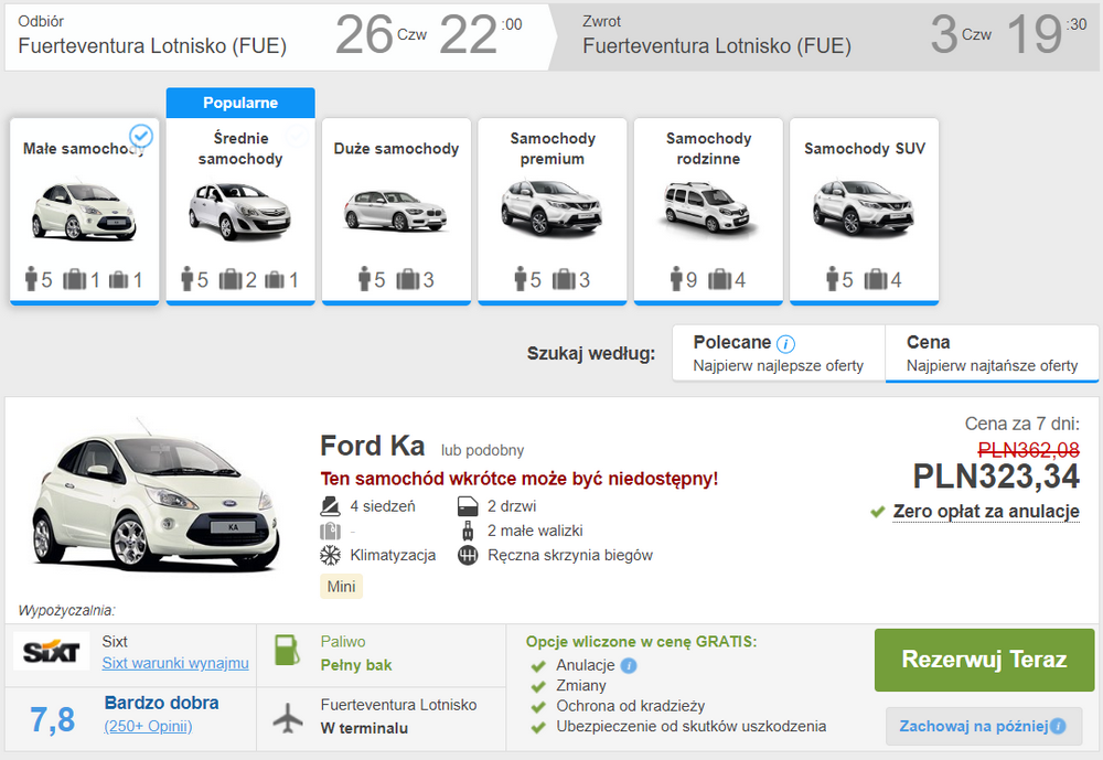 auto fuerta