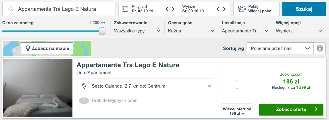 zarezerwuj hotel w e wloszech