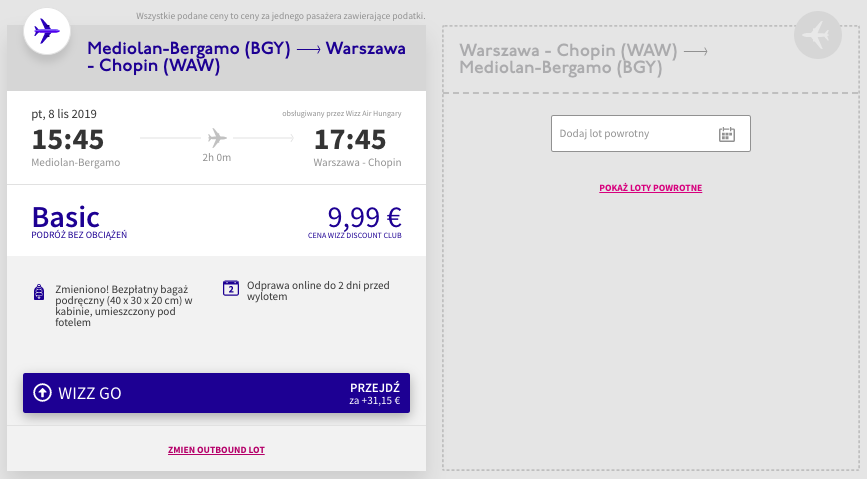 zarezerwuj loty do wr