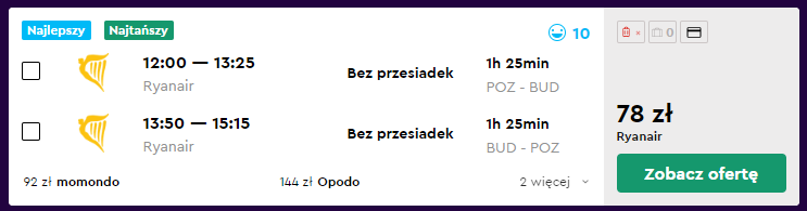 Budapeszt loty