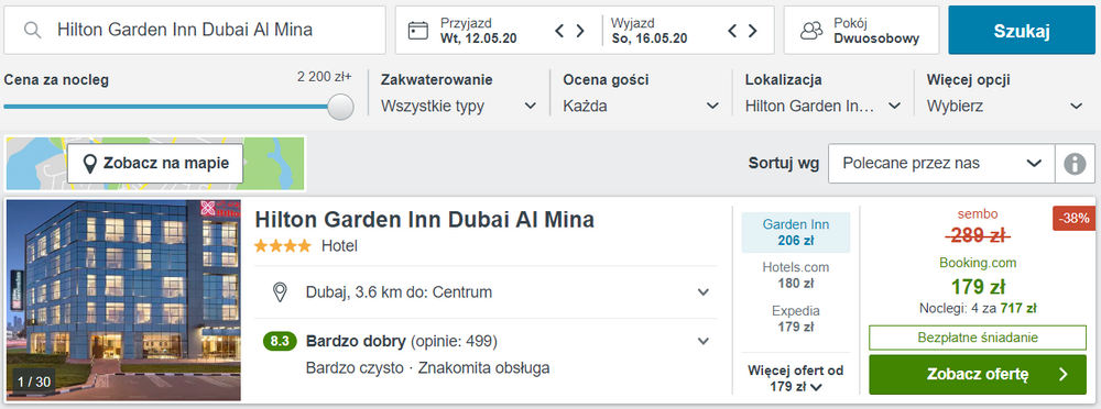 noclegi w dubaju