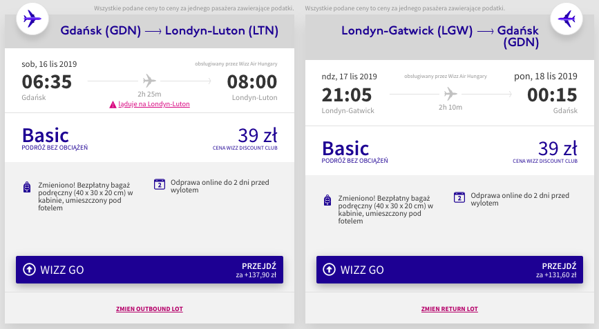 zarezerwuj loty do londynu